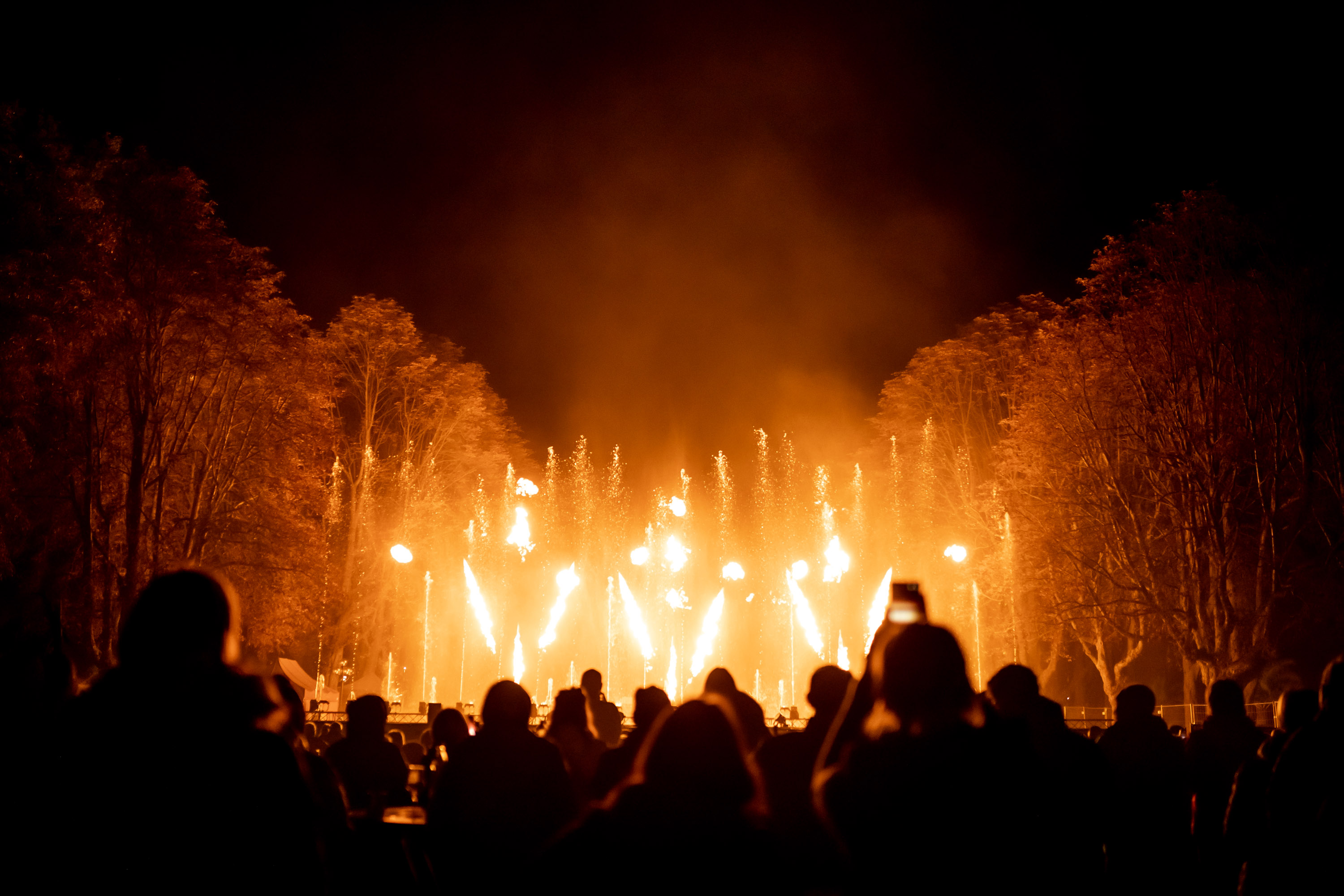 Element Feuer bei der Klangwelle