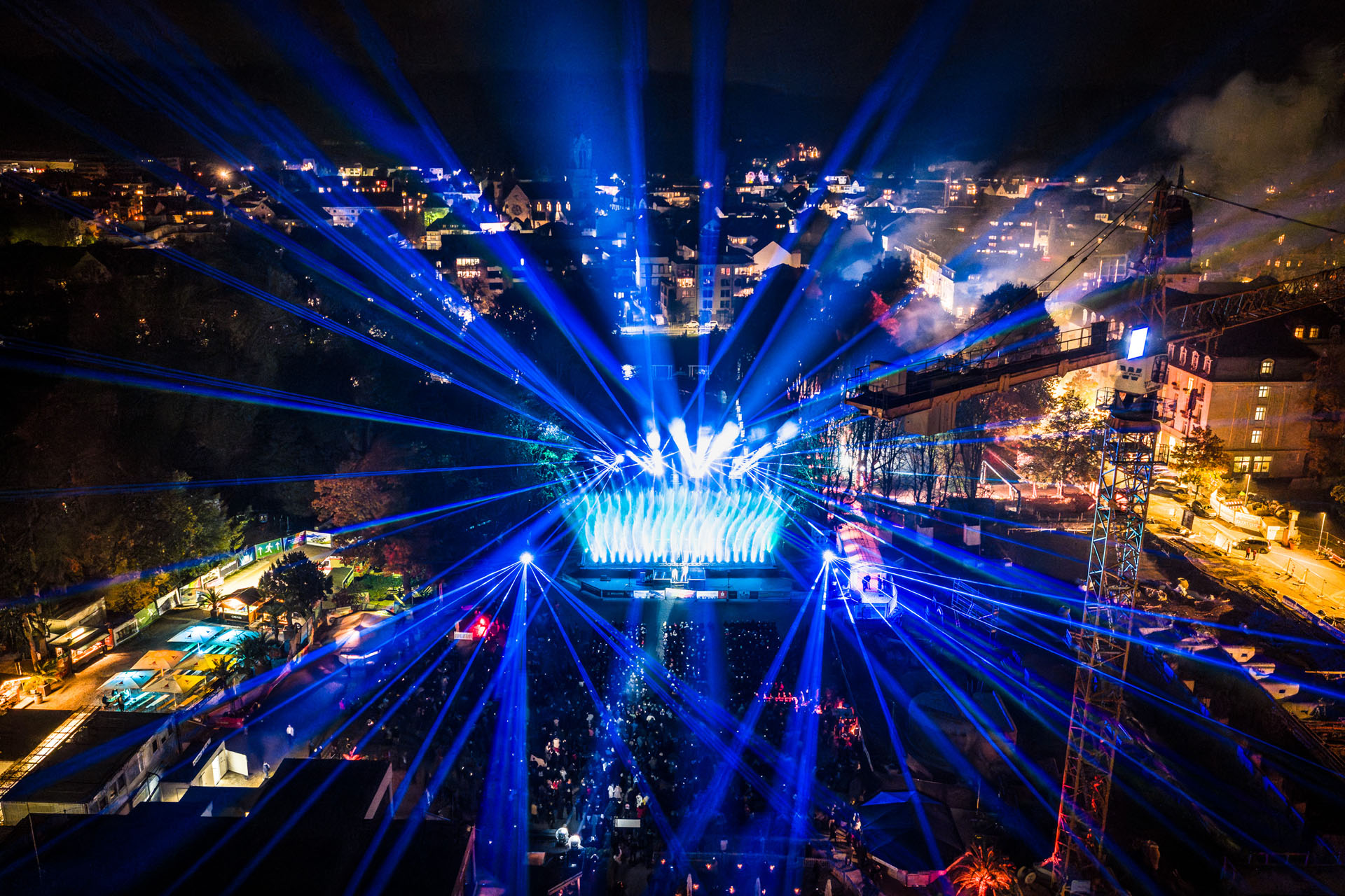Licht & Laser bei der Klangwelle 2025